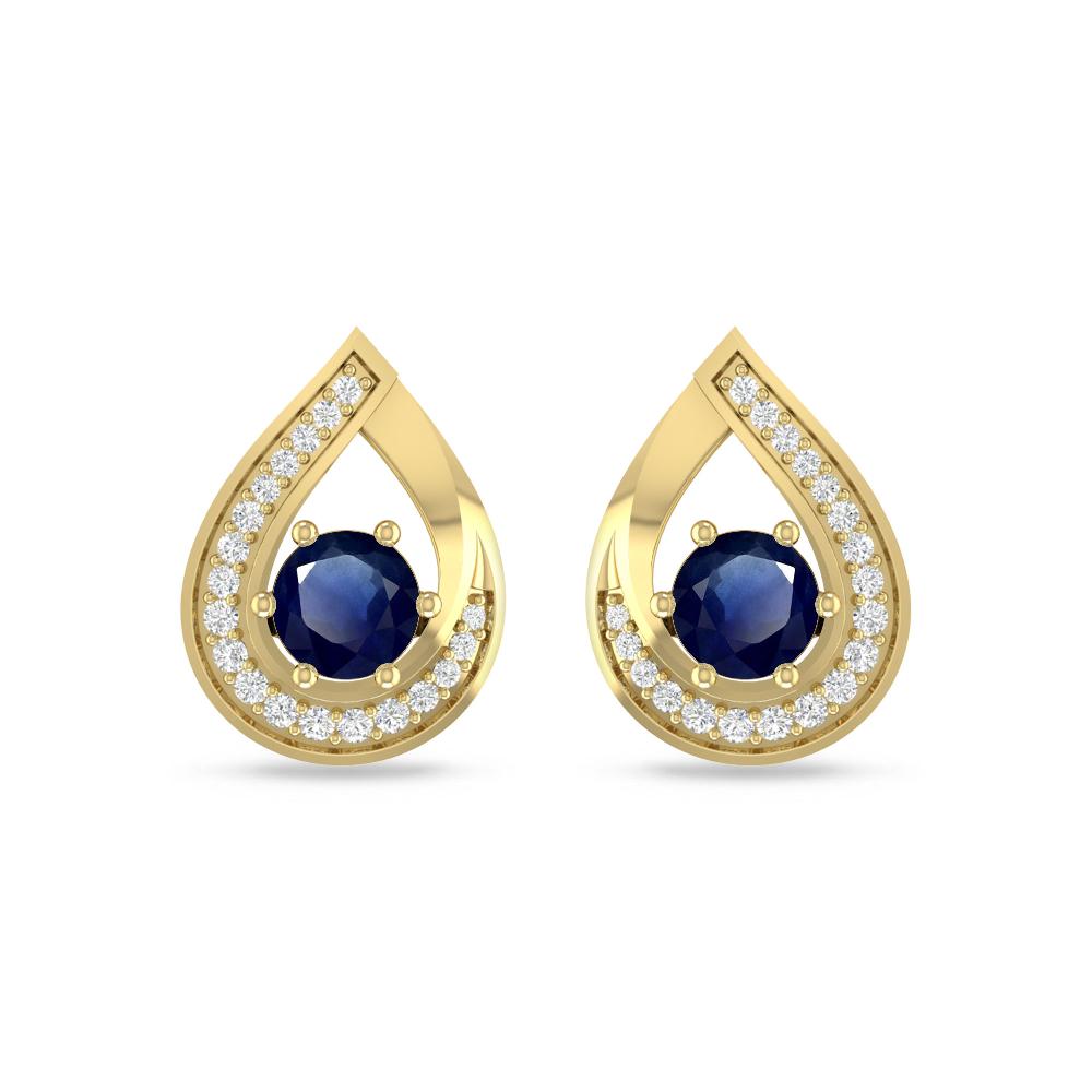 Yellow Gold - Sapphire