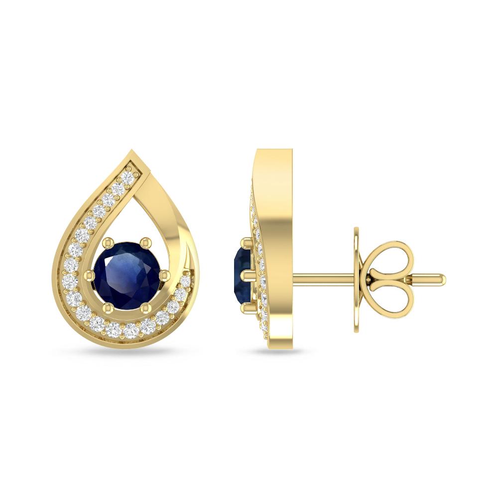 Yellow Gold - Sapphire