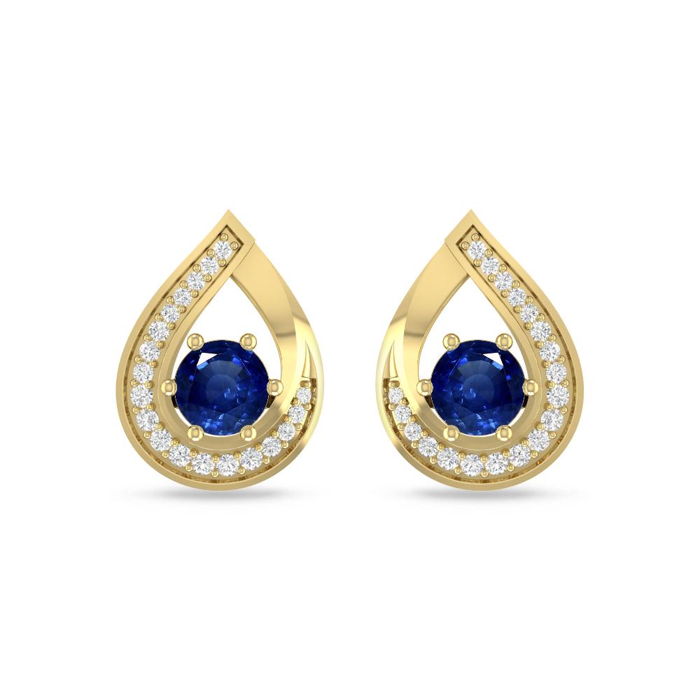 Yellow Gold - Sapphire