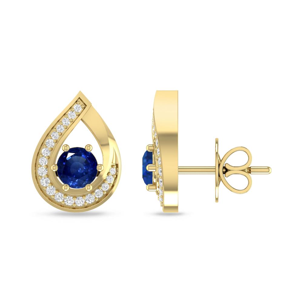 Yellow Gold - Sapphire