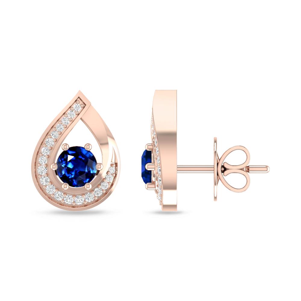 Rose Gold - Sapphire