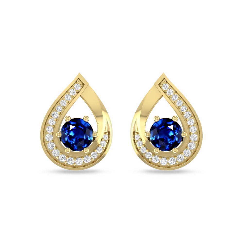 Yellow Gold - Sapphire