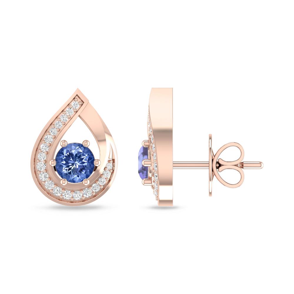 Rose Gold - Tanzanite