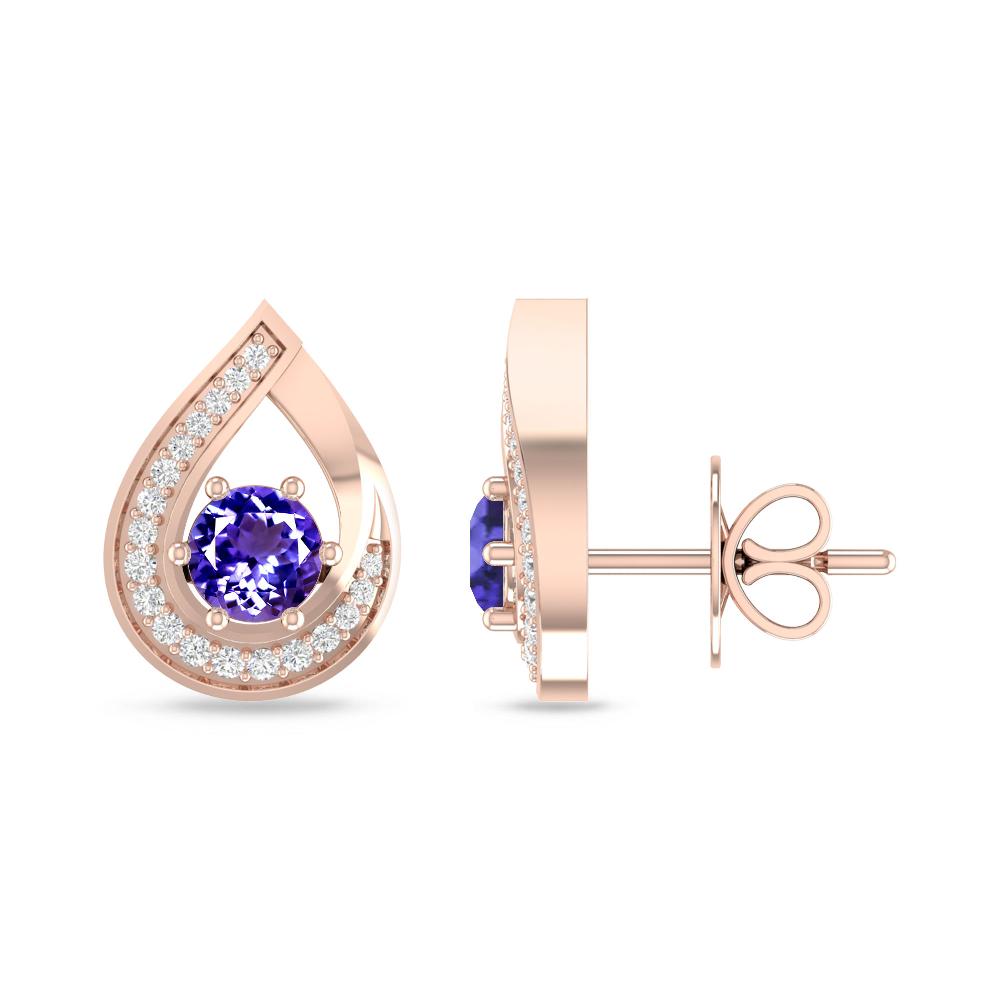 Rose Gold - Tanzanite