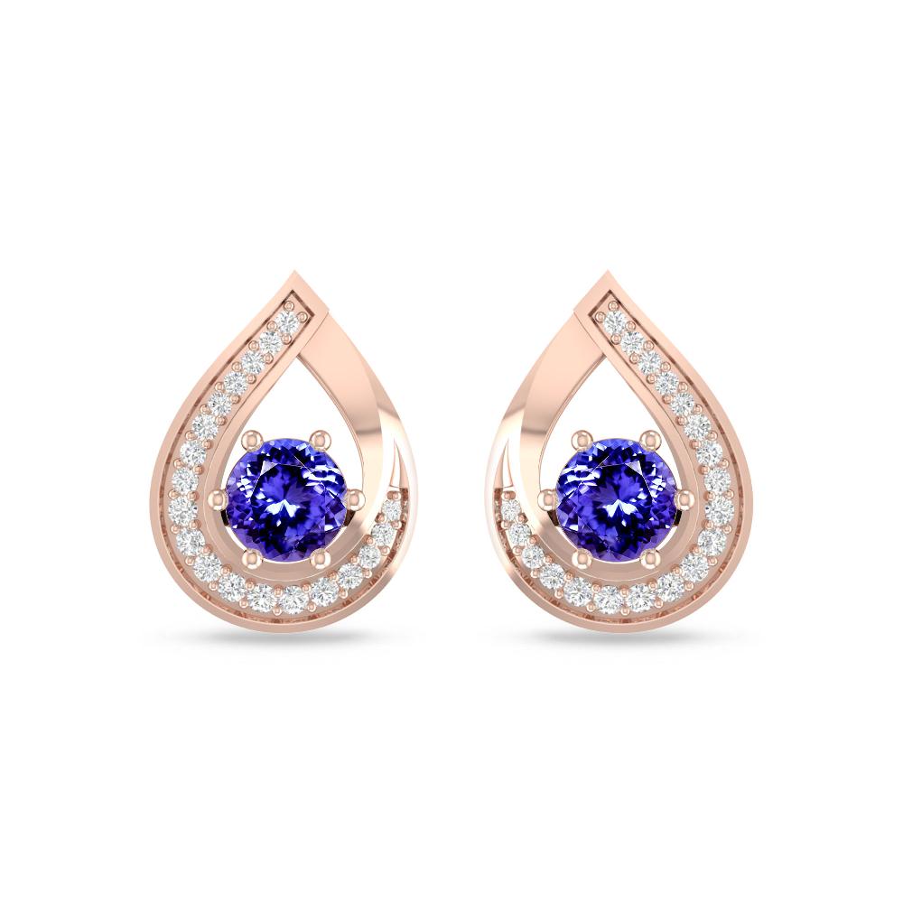 Rose Gold - Tanzanite