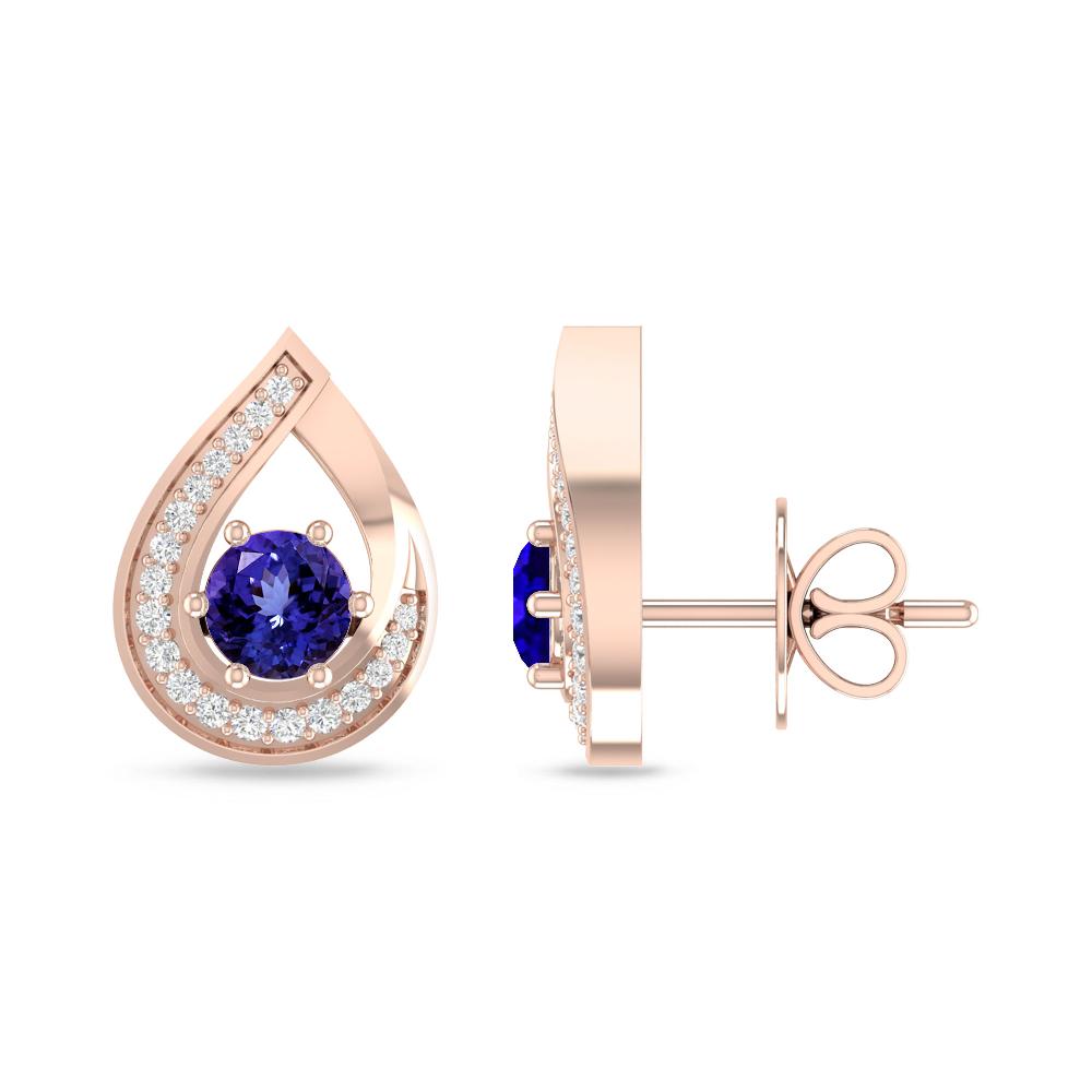 Rose Gold - Tanzanite