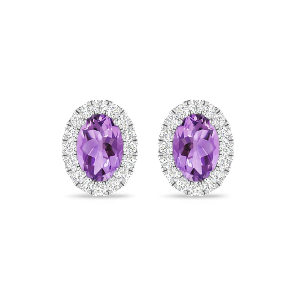 White Gold - Amethyst
