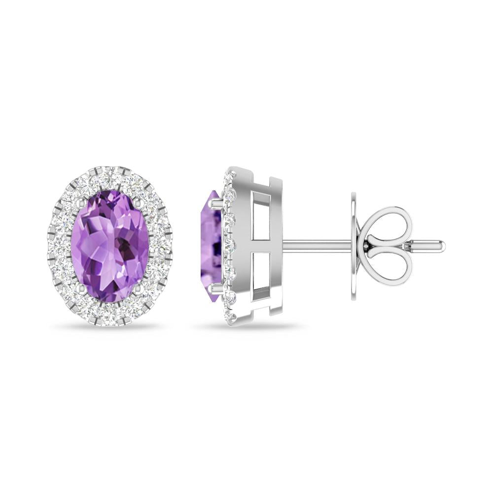 White Gold - Amethyst