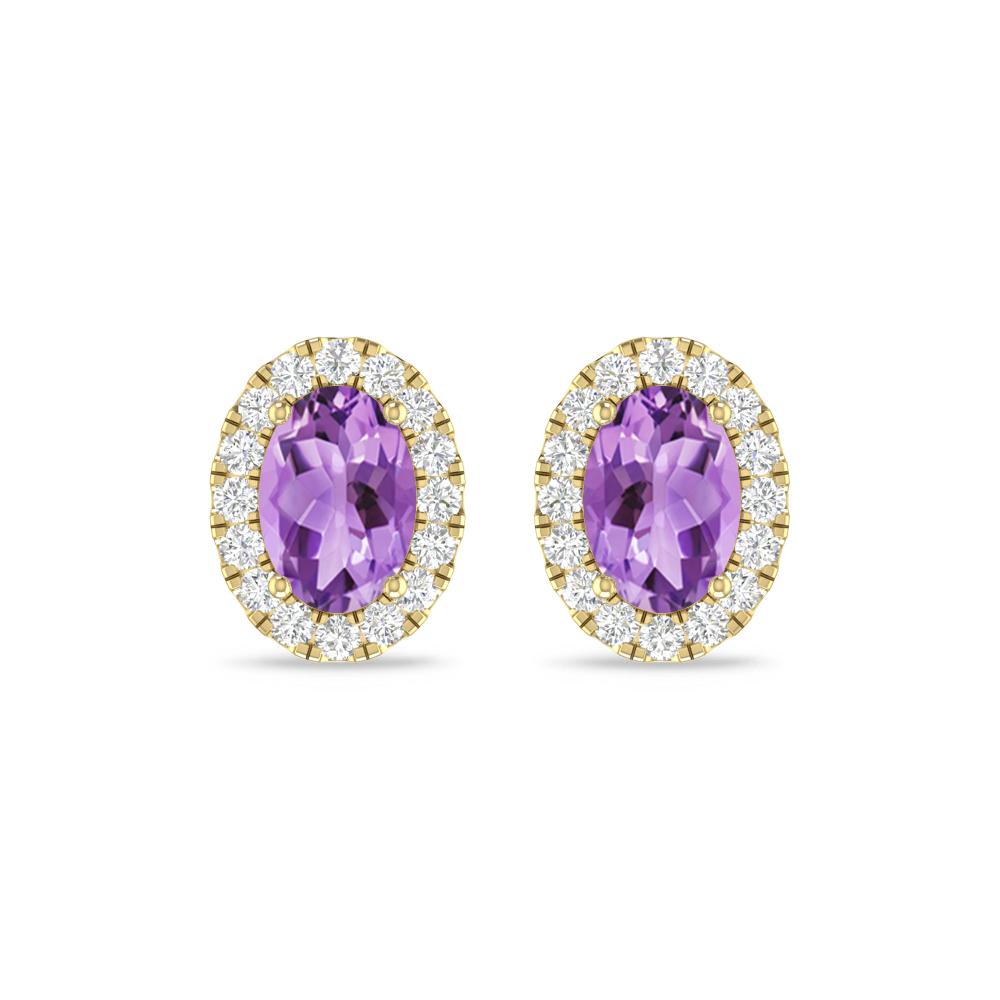 Yellow Gold - Amethyst