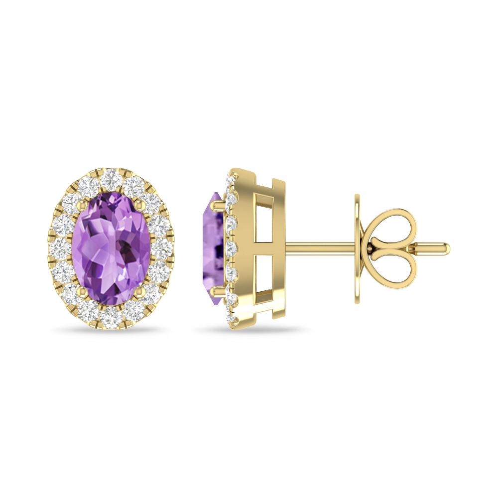 Yellow Gold - Amethyst