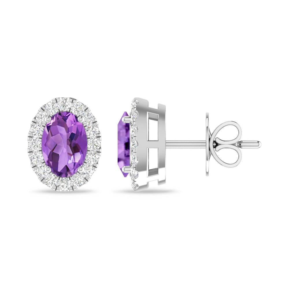White Gold - Amethyst