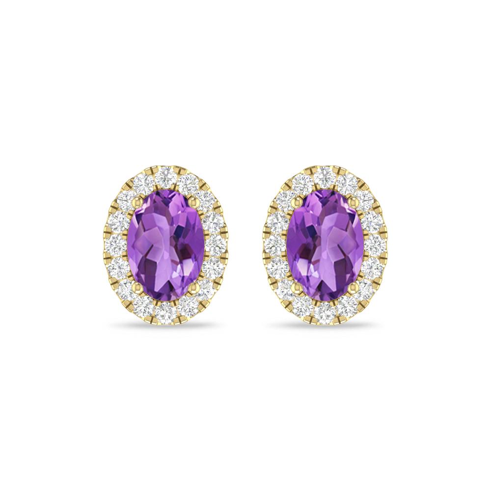 Yellow Gold - Amethyst
