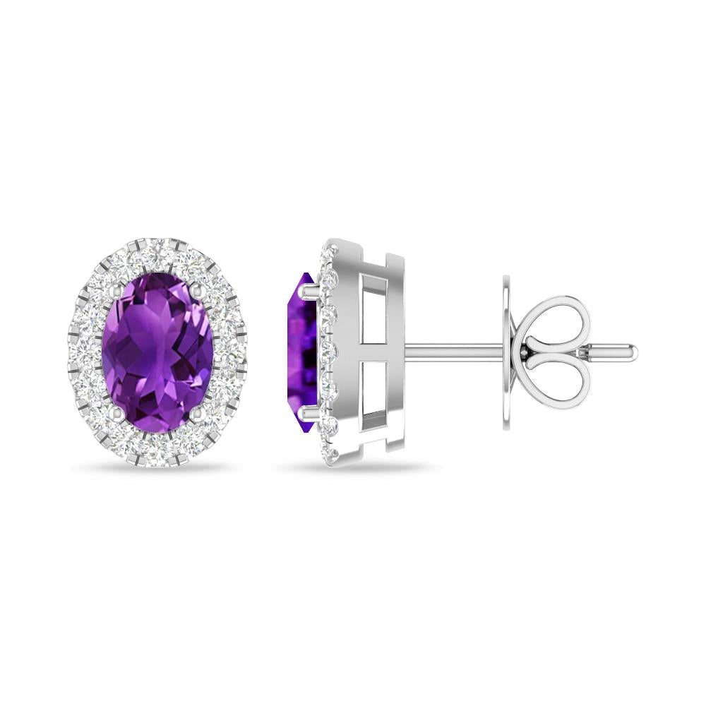 White Gold - Amethyst