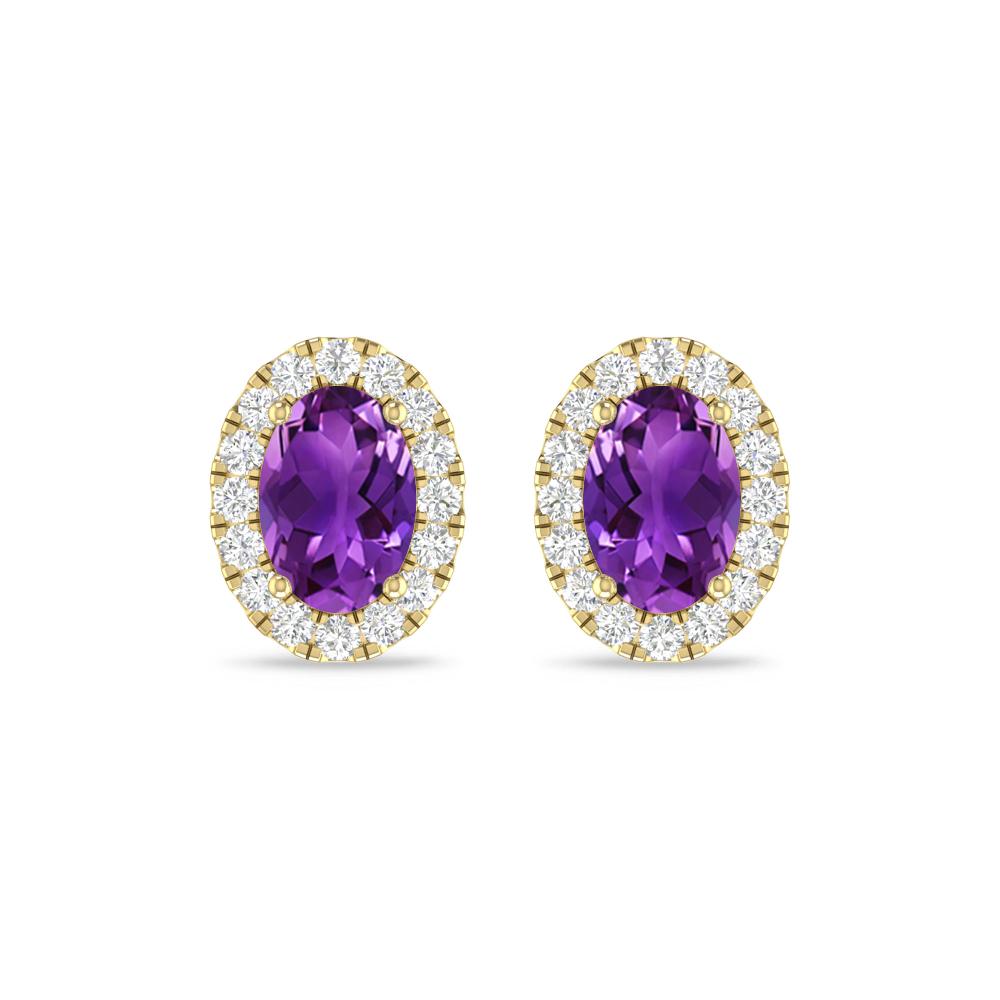 Yellow Gold - Amethyst