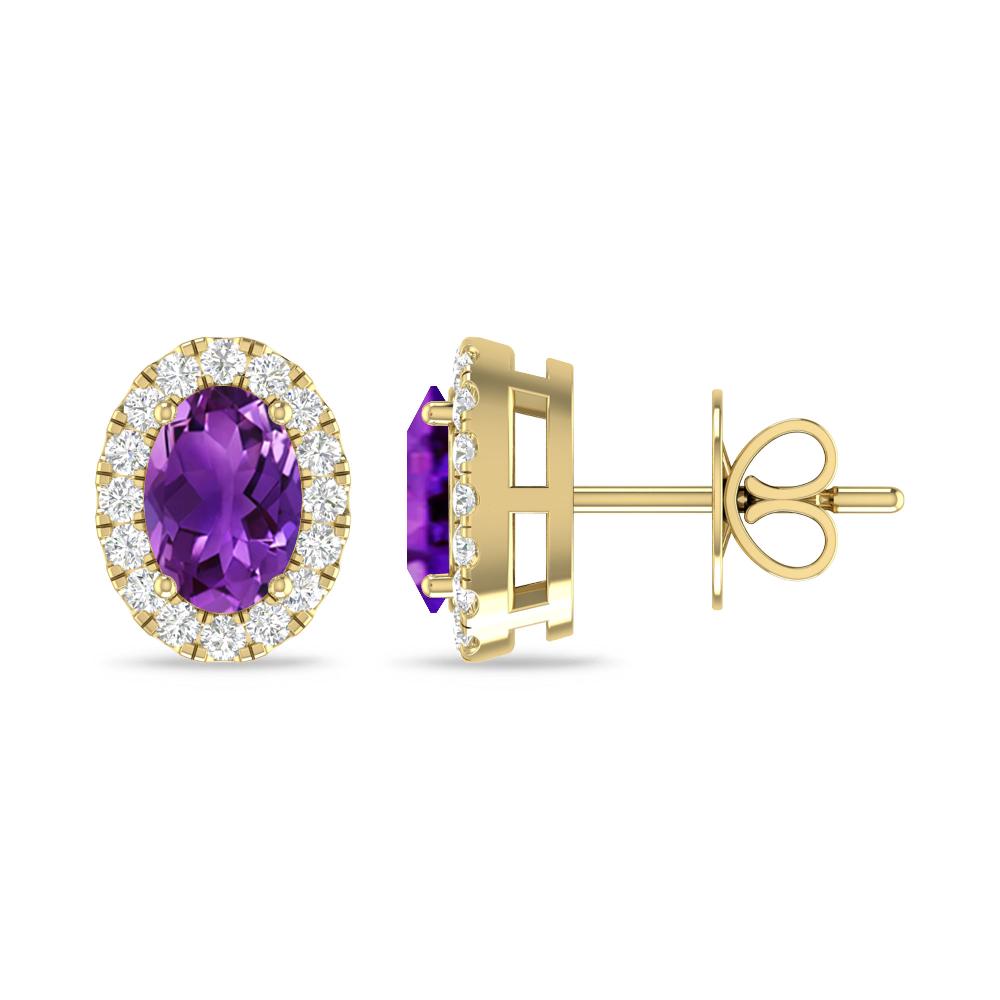 Yellow Gold - Amethyst
