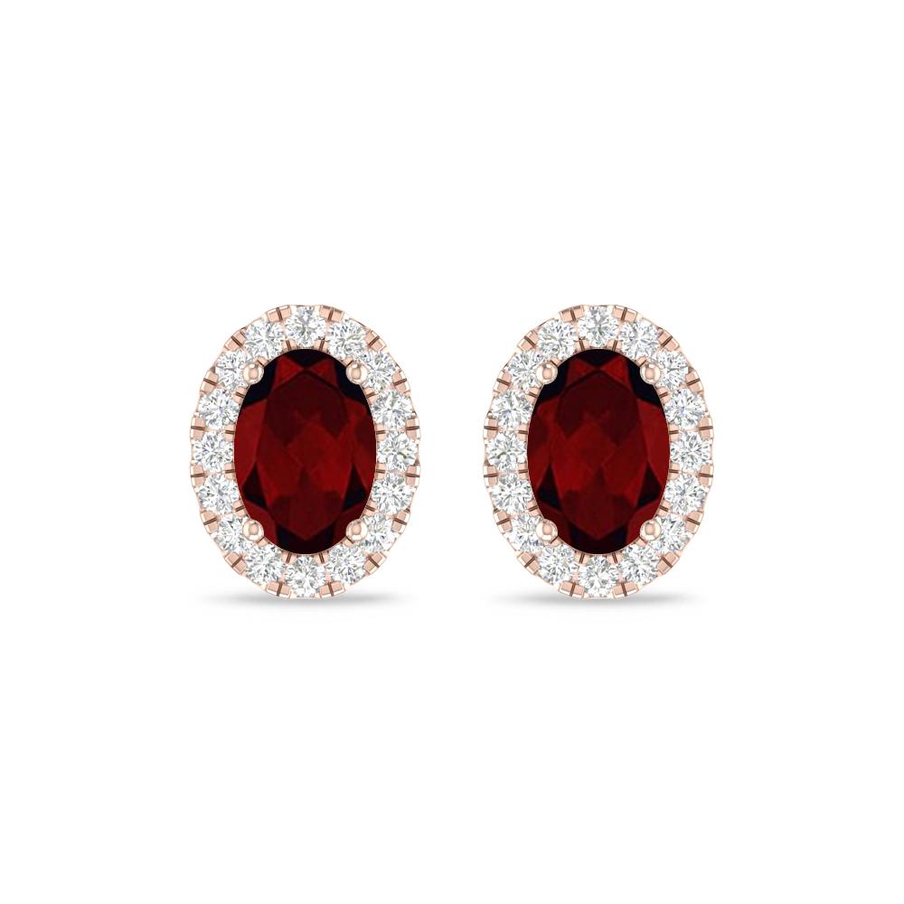 Rose Gold - Garnet