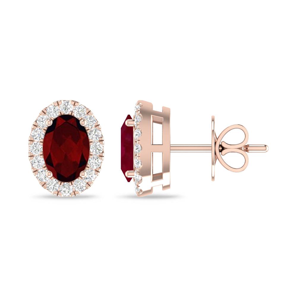 Rose Gold - Garnet