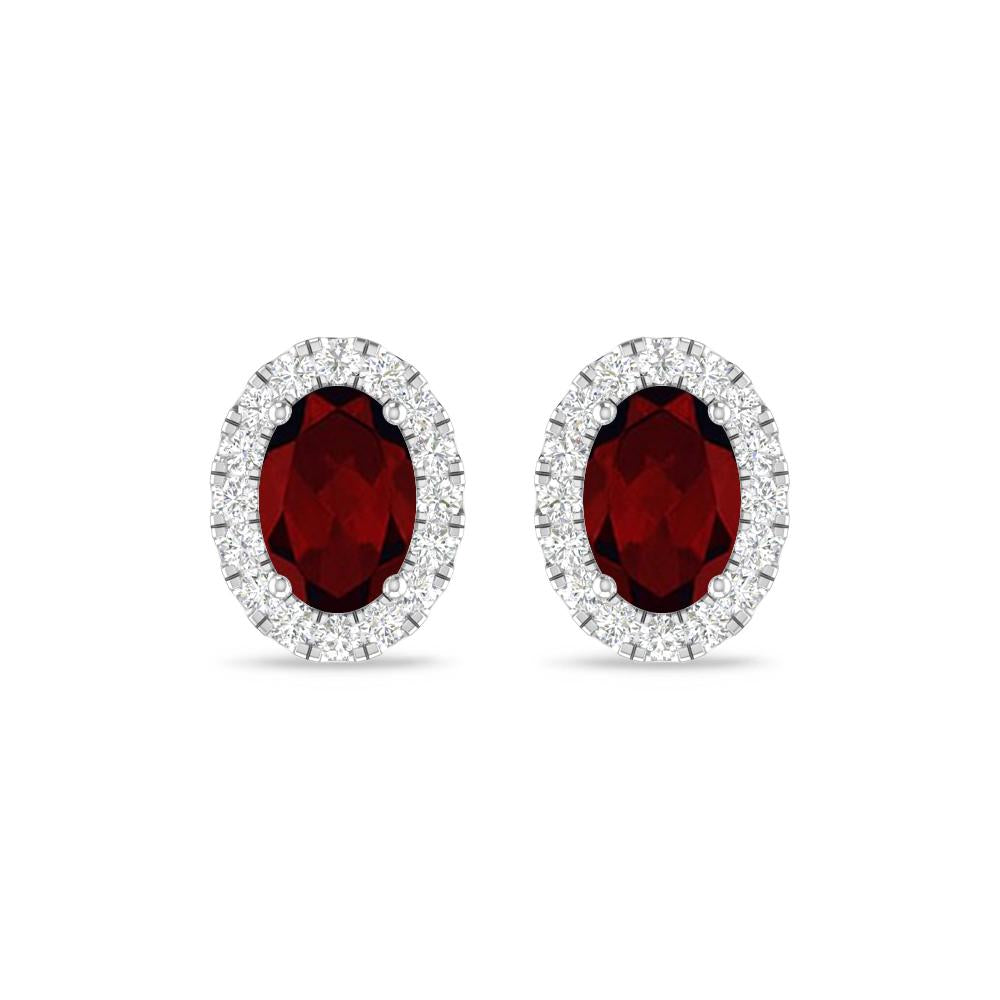 White Gold - Garnet