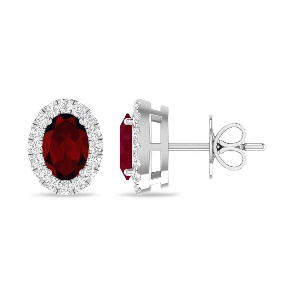White Gold - Garnet