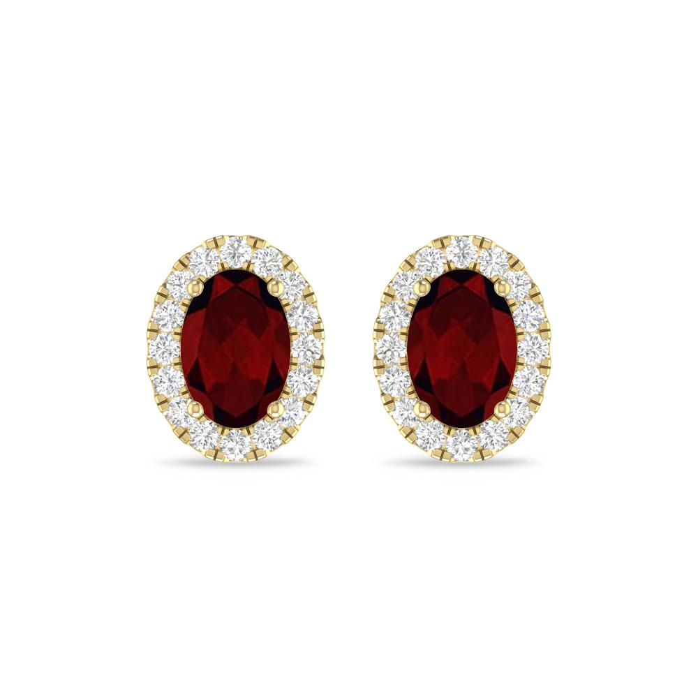 Yellow Gold - Garnet