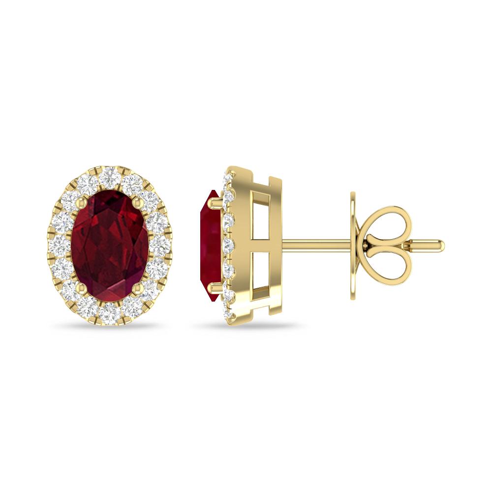 Yellow Gold - Garnet