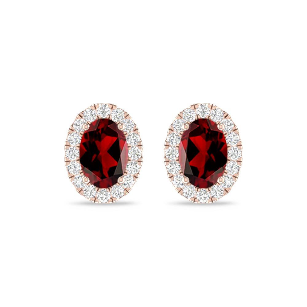 Rose Gold - Garnet