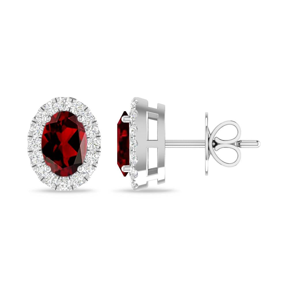 White Gold - Garnet
