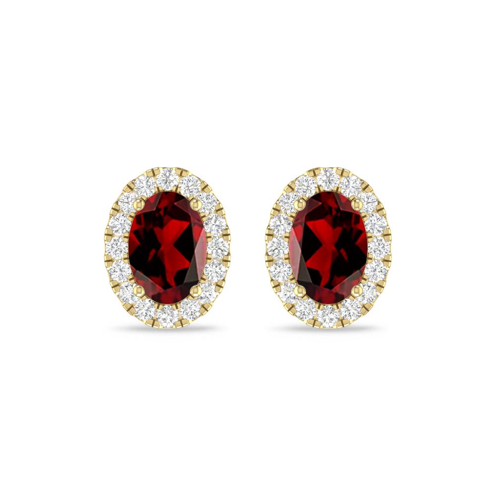 Yellow Gold - Garnet