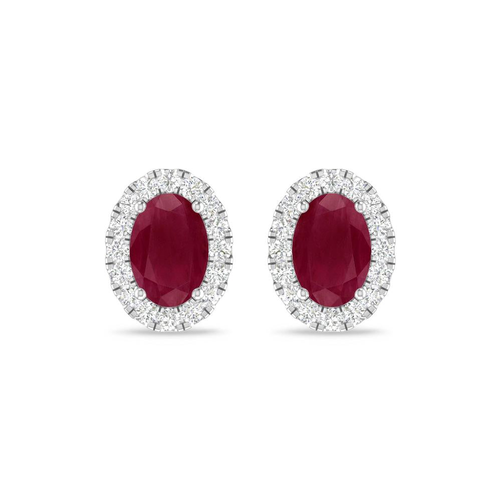 White Gold - Ruby