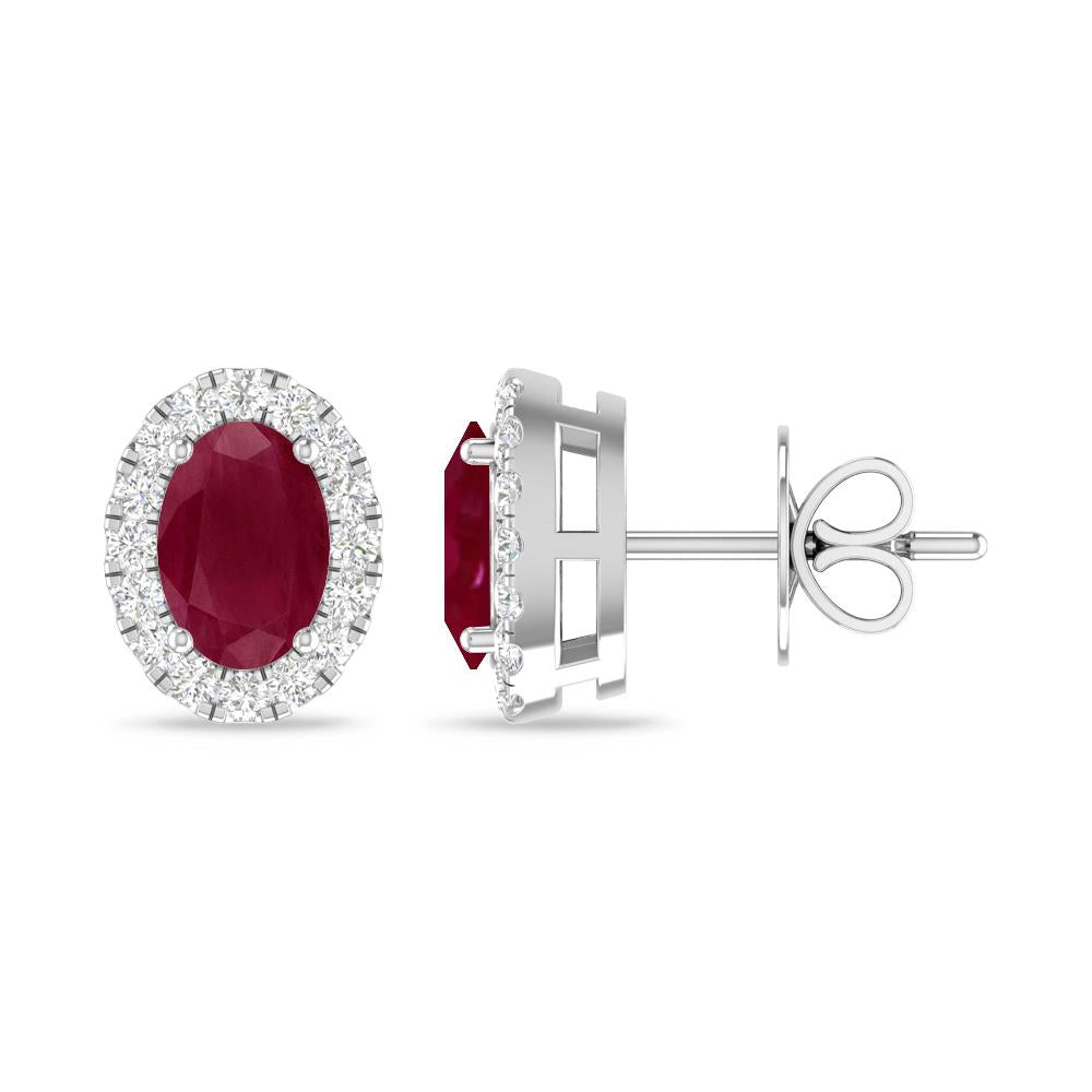 White Gold - Ruby