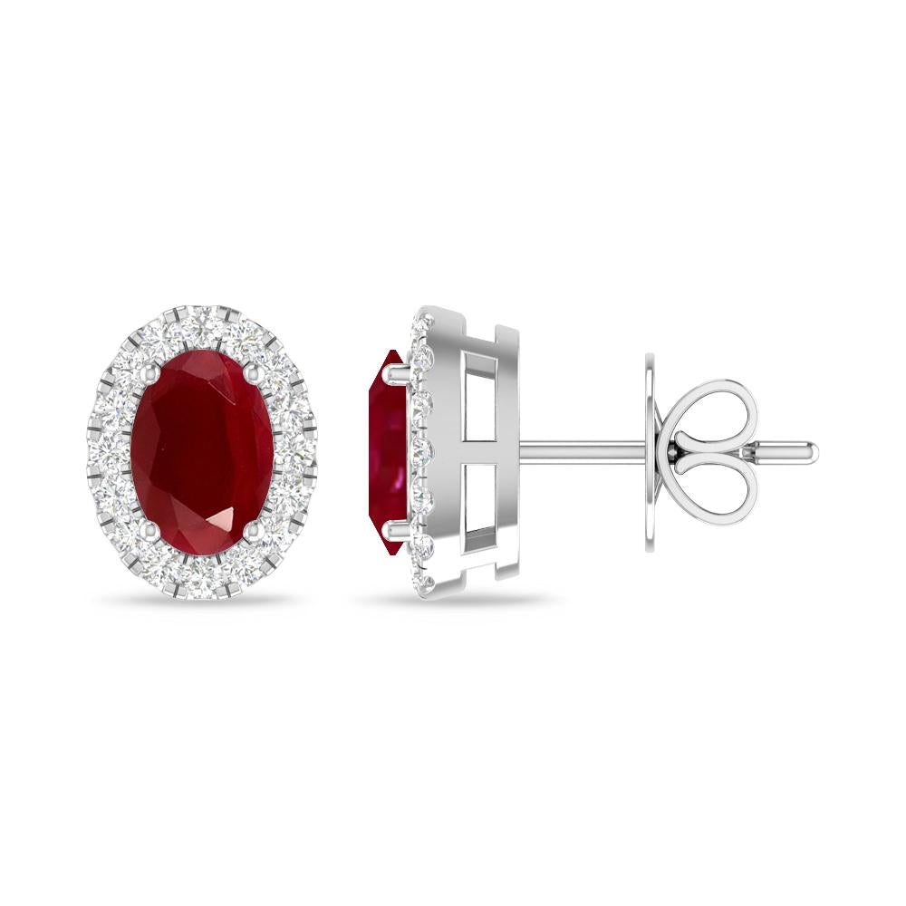 White Gold - Ruby