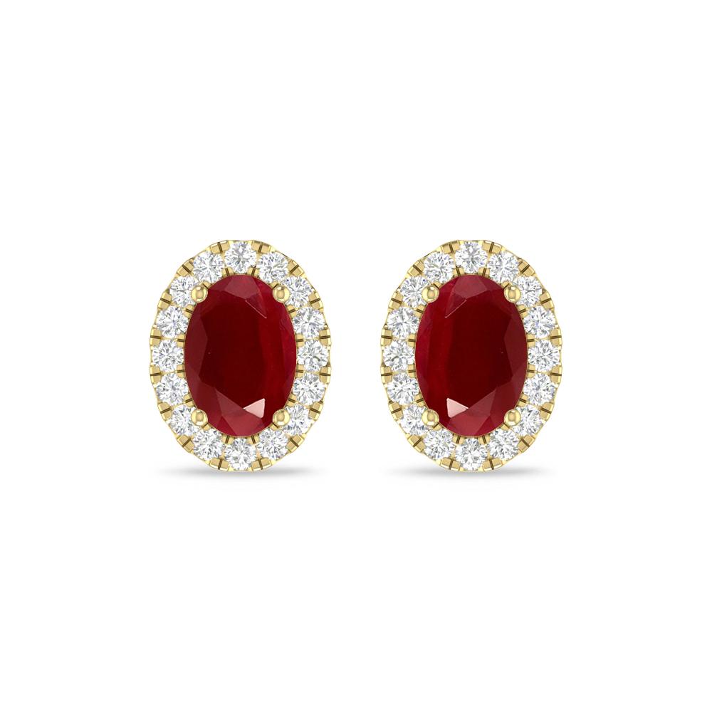 Yellow Gold - Ruby