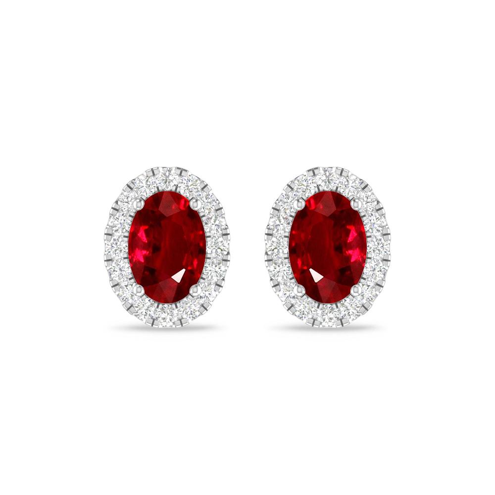 White Gold - Ruby
