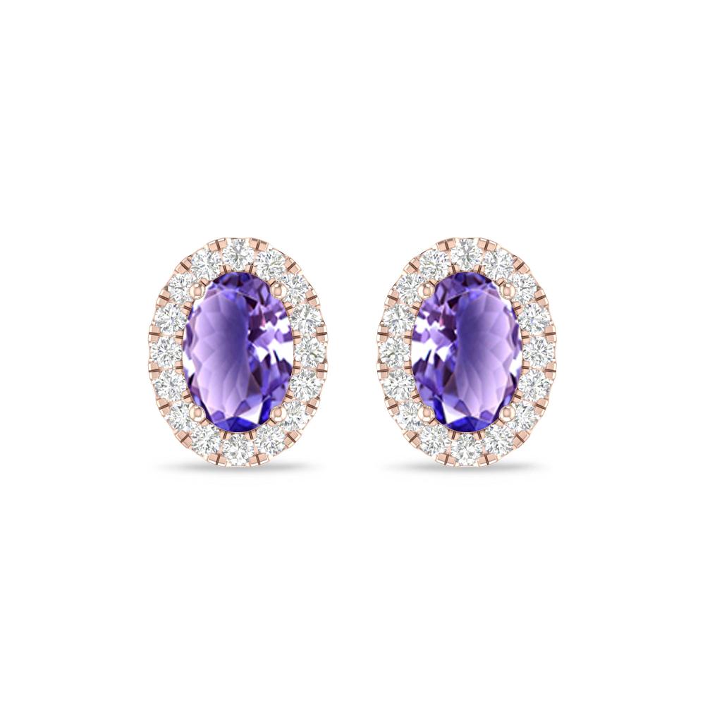 Rose Gold - Tanzanite