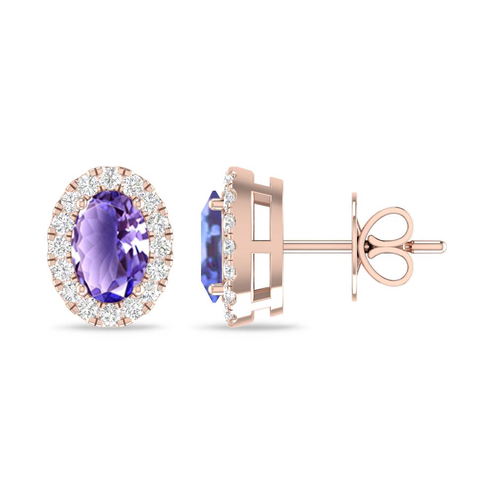 Rose Gold - Tanzanite