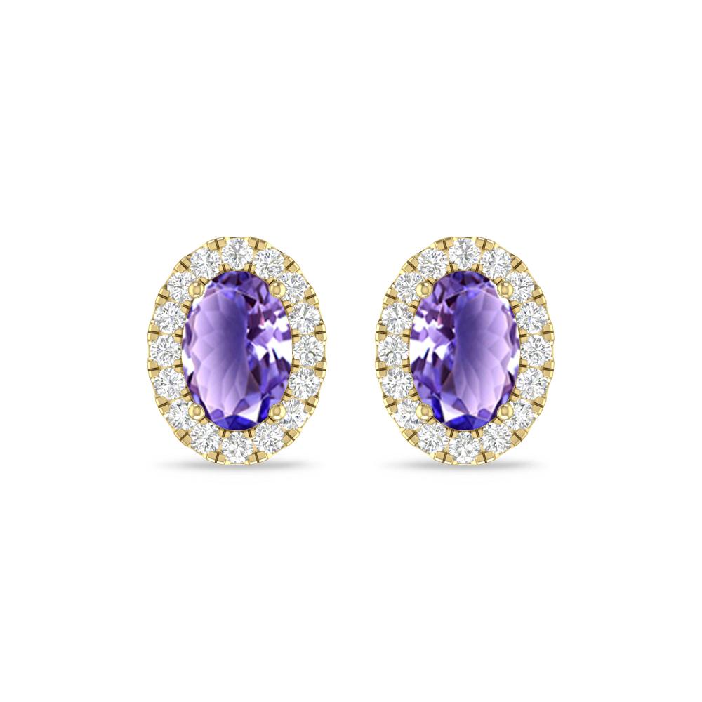 Yellow Gold - Tanzanite