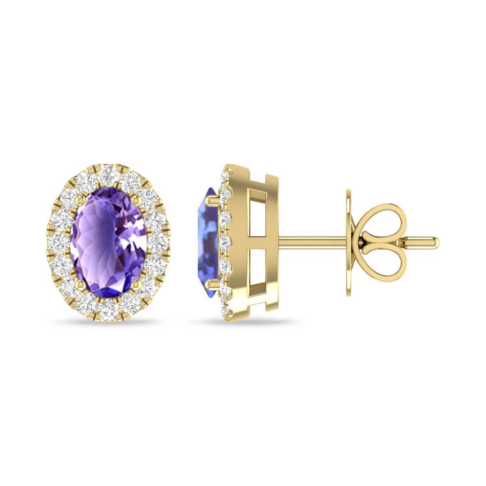 Yellow Gold - Tanzanite
