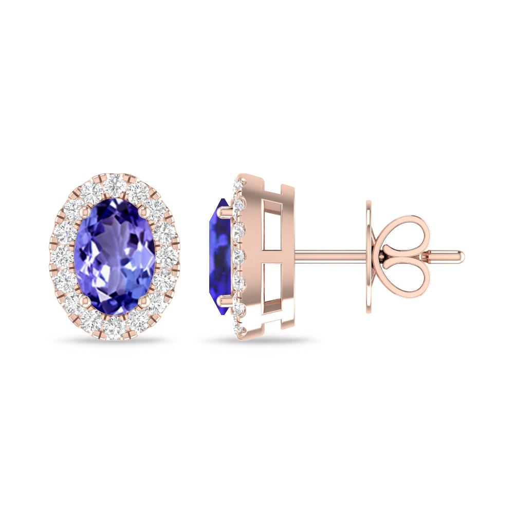 Rose Gold - Tanzanite