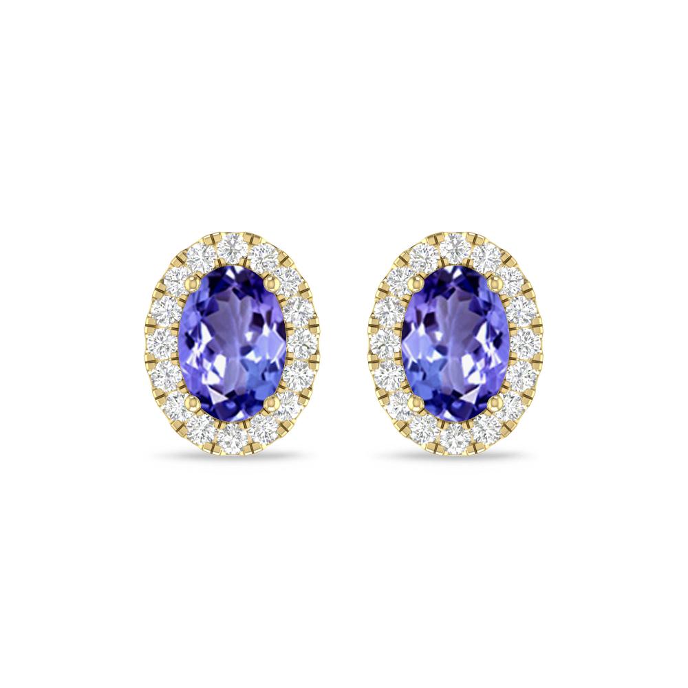 Yellow Gold - Tanzanite