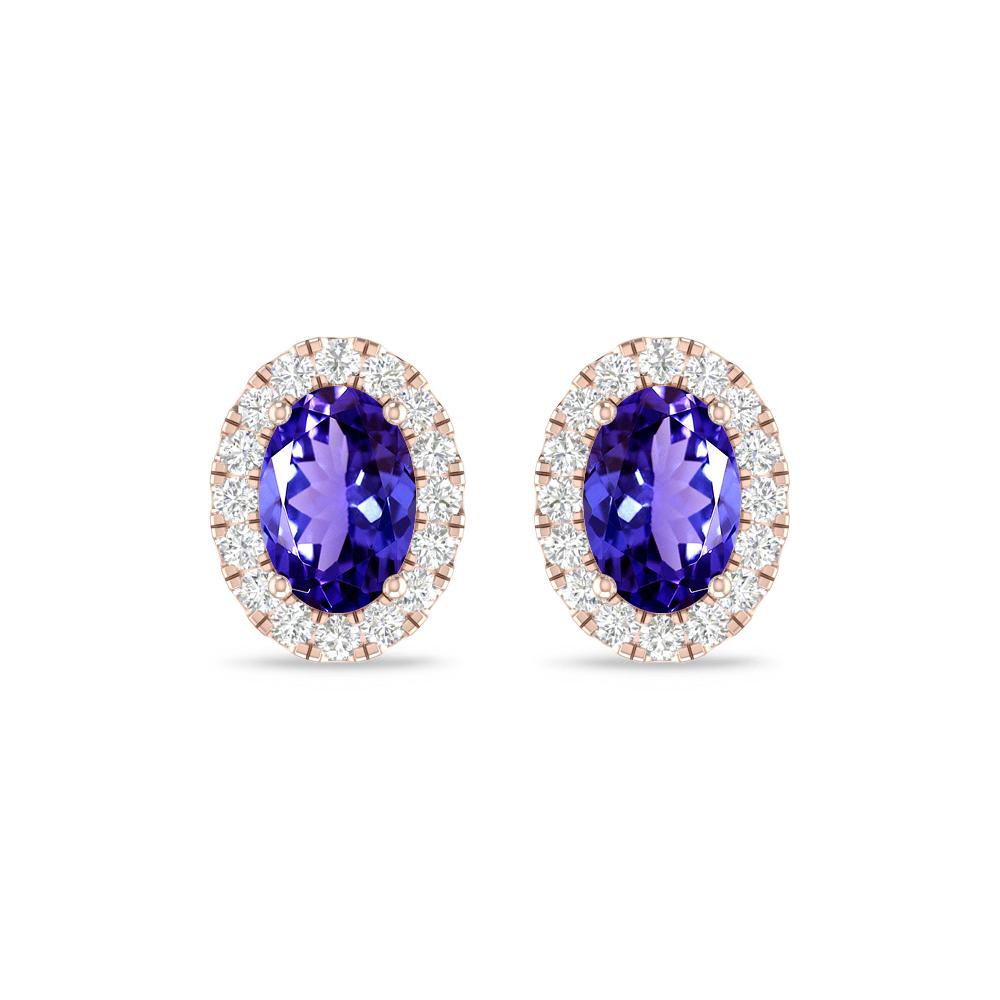Rose Gold - Tanzanite