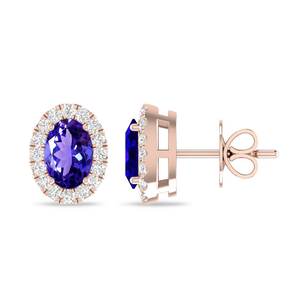Rose Gold - Tanzanite