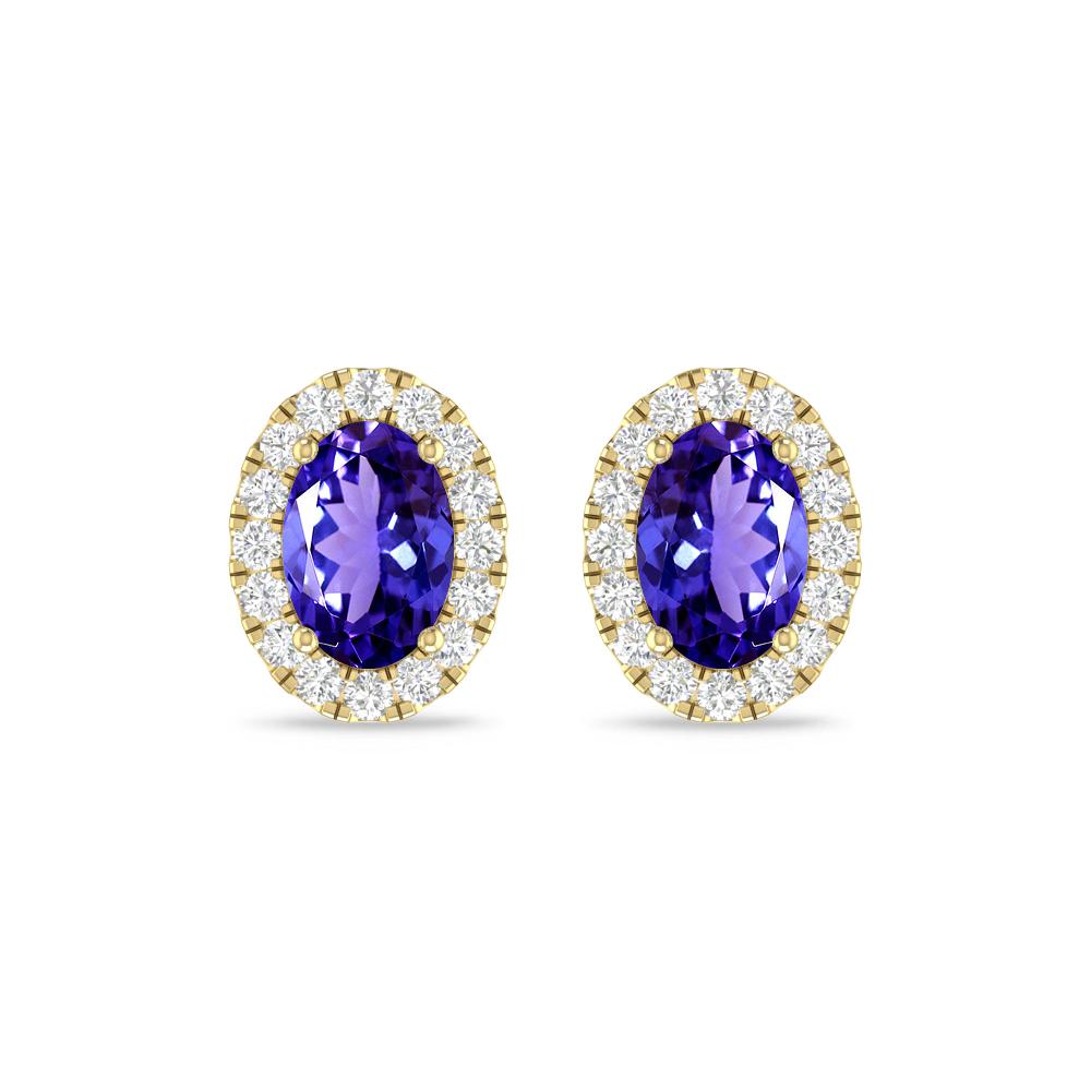 Yellow Gold - Tanzanite