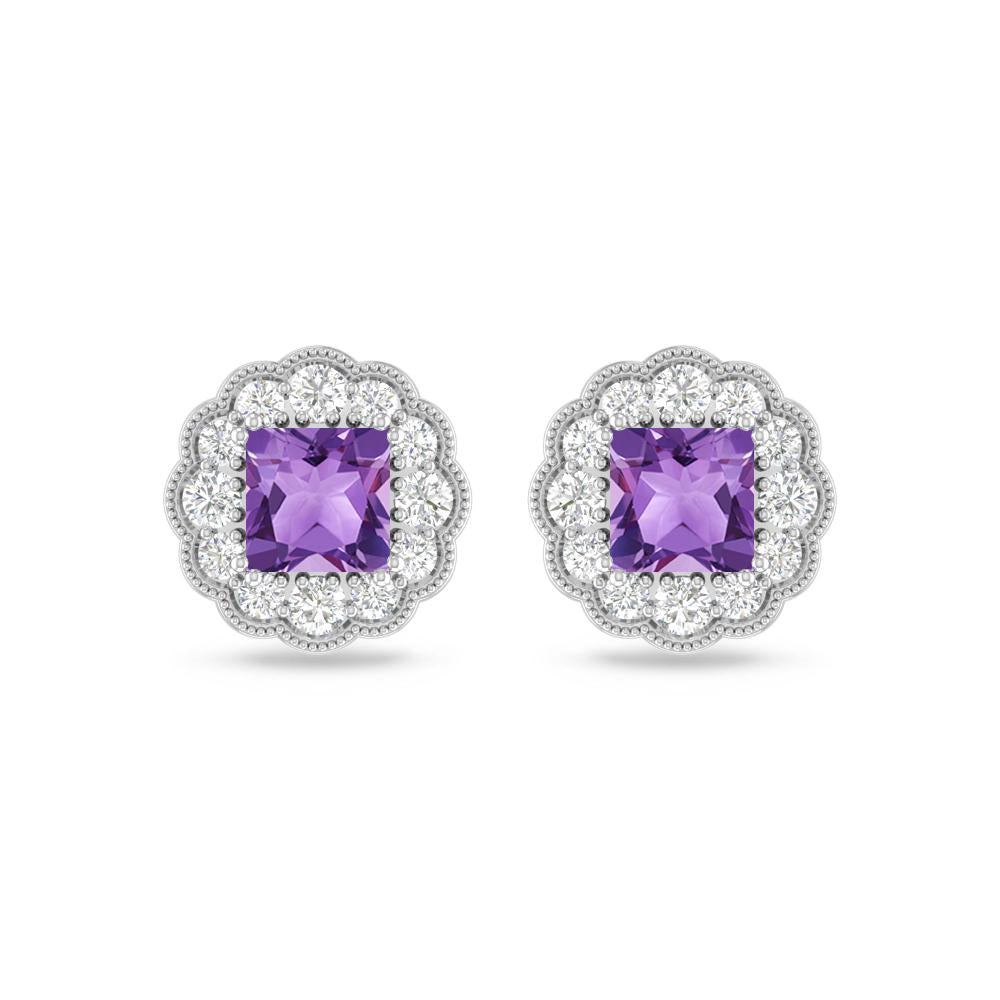 White Gold - Amethyst