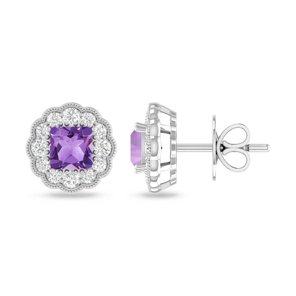 White Gold - Amethyst