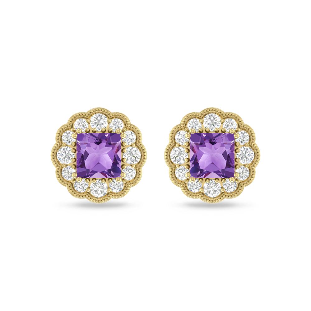 Yellow Gold - Amethyst