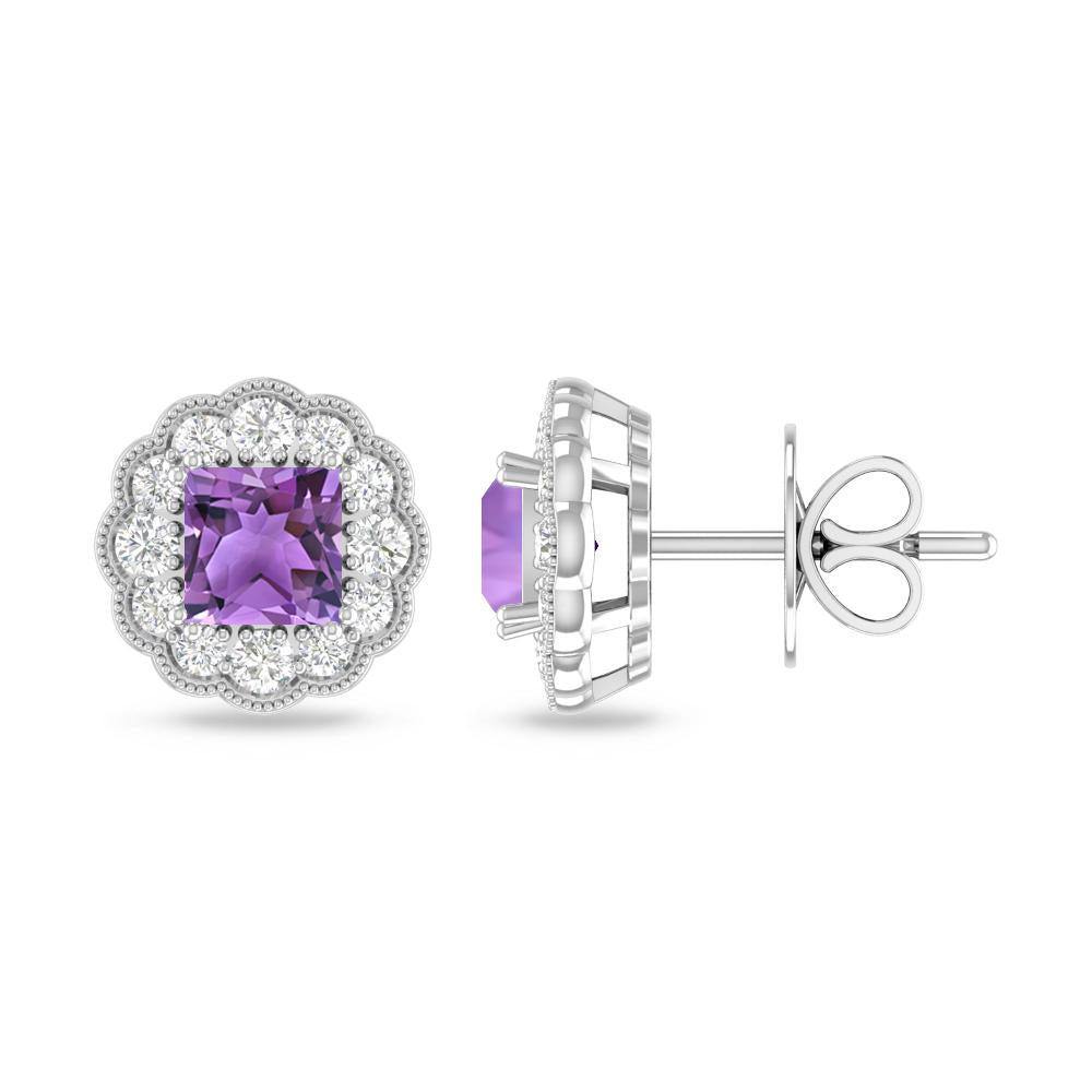 White Gold - Amethyst
