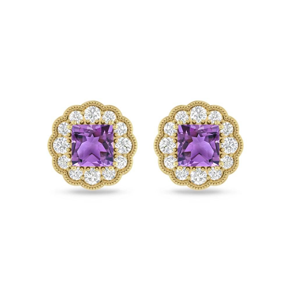 Yellow Gold - Amethyst
