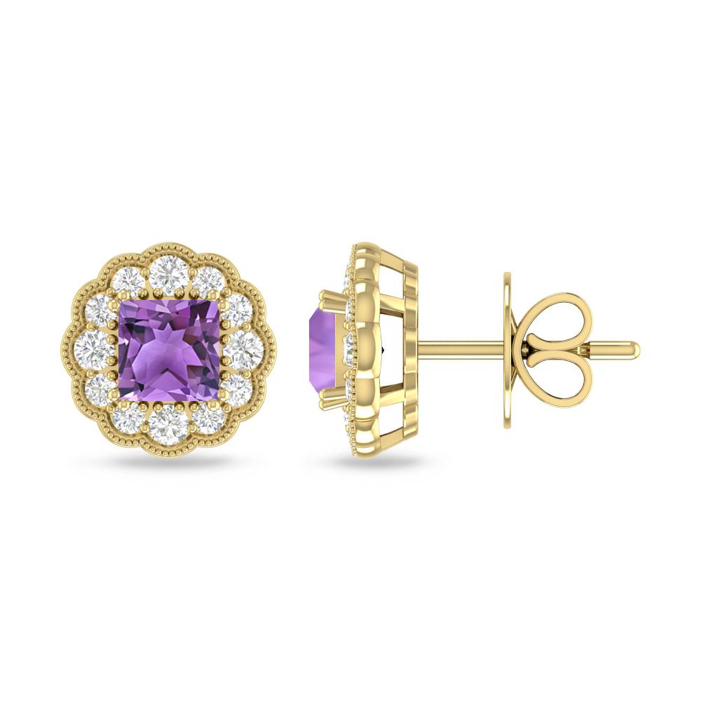 Yellow Gold - Amethyst
