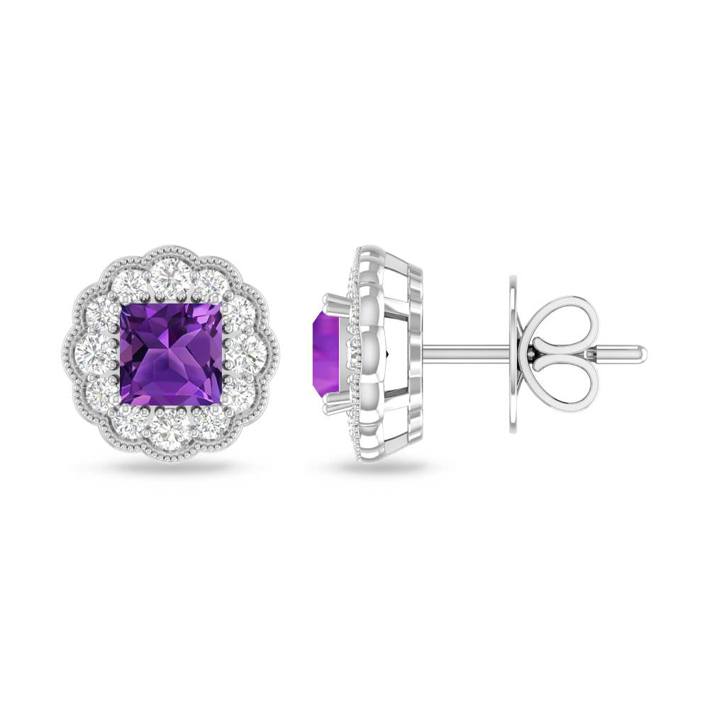 White Gold - Amethyst