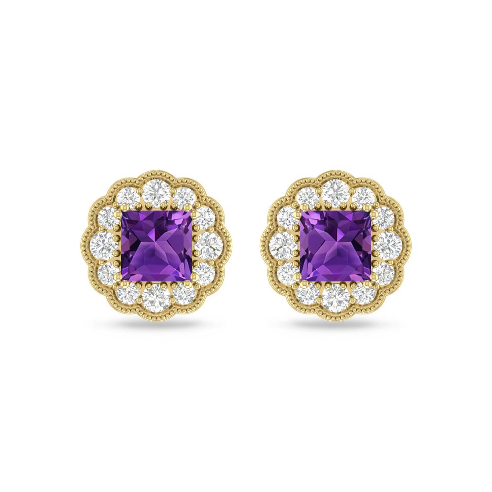 Yellow Gold - Amethyst